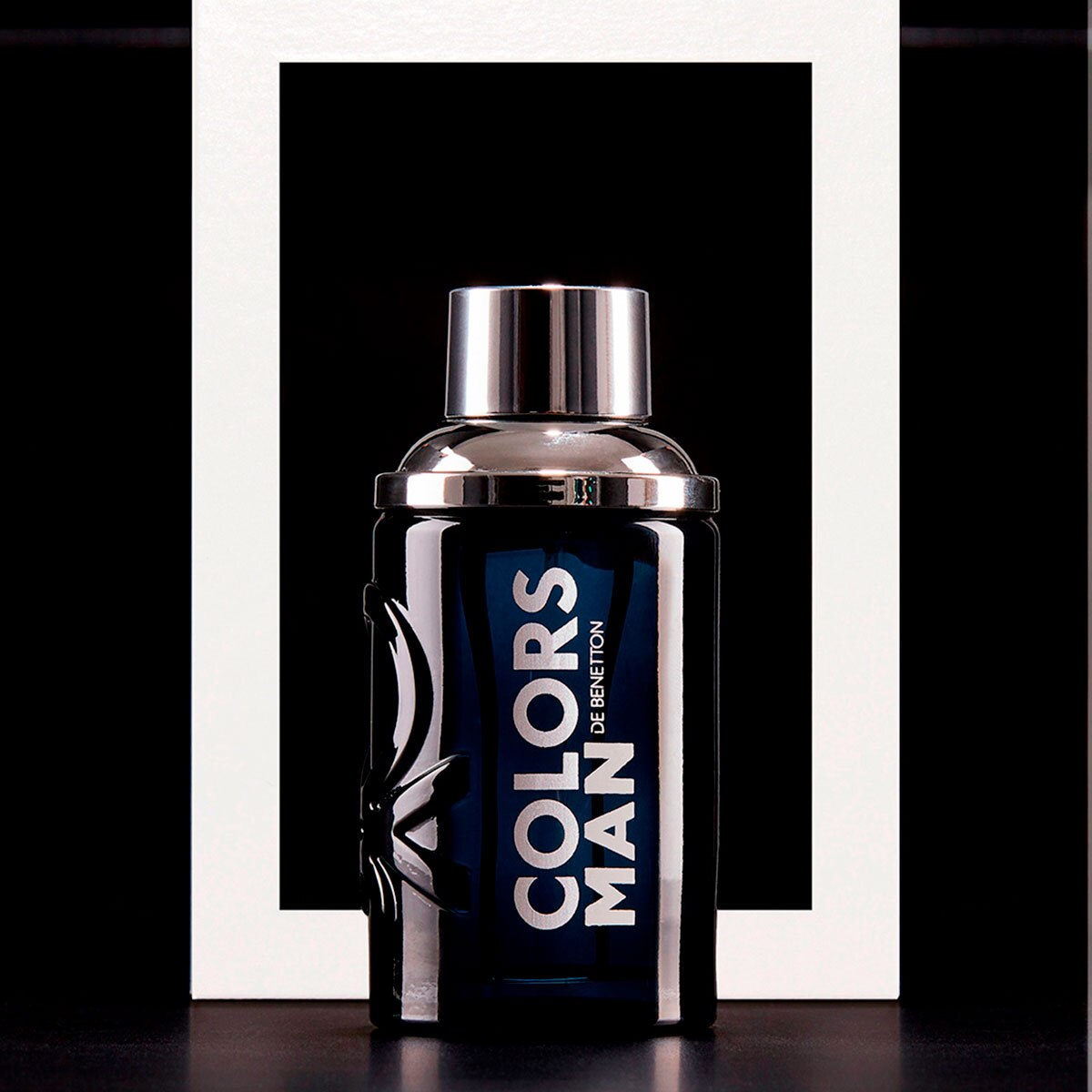 SET PARA CABALLERO, BENETTON, COLORS MAN BLACK, EDT 100 ML + GEL DE DUCHA 75 ML